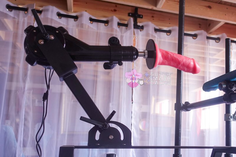 Body Dock Pro fucking machine with dual-hinge positioning system, suction cup mount compatibility for versatile sex machine setup