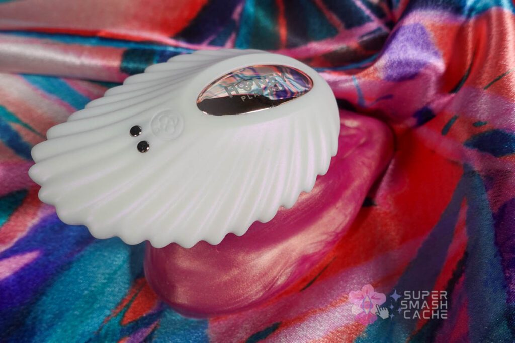 Honey Play Box Pearl 2 seashell-shaped Bluetooth panty vibrator and Uberrime LaBae on  clitoral grinder