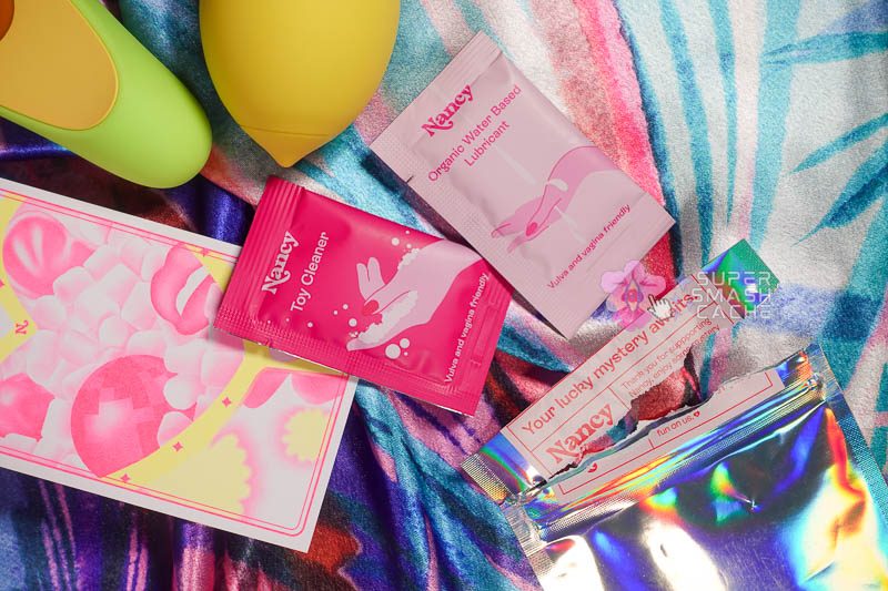 Nancy Avo & Lem Clit Toy Review: high performers or hype? 13 Hello Nancy Avo and Lem lube samples included in packaging