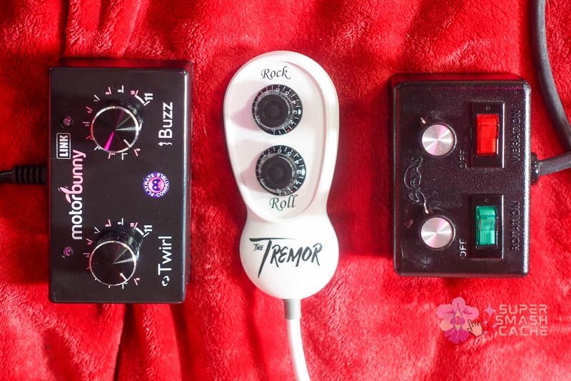 Riding the $1,000 Motorbunny Original, Sybian, and Tremor saddle vibrators broke my brain 17 Motorbunny, Tremor, and Sybian saddle vibrator remote control close-up