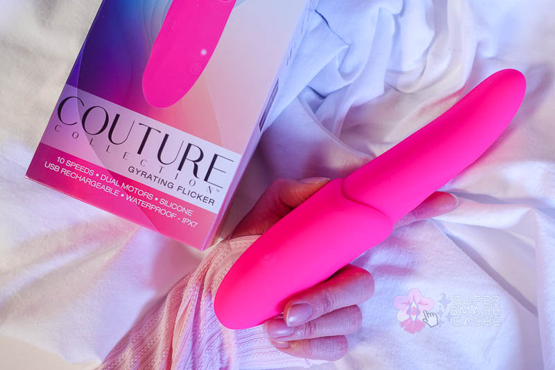 Review: the Gyrating Flicker tongue vibrator SERIOUSLY spins 6 Cal Exotics Couture Collection Gyrating Flicker licking tongue vibrator