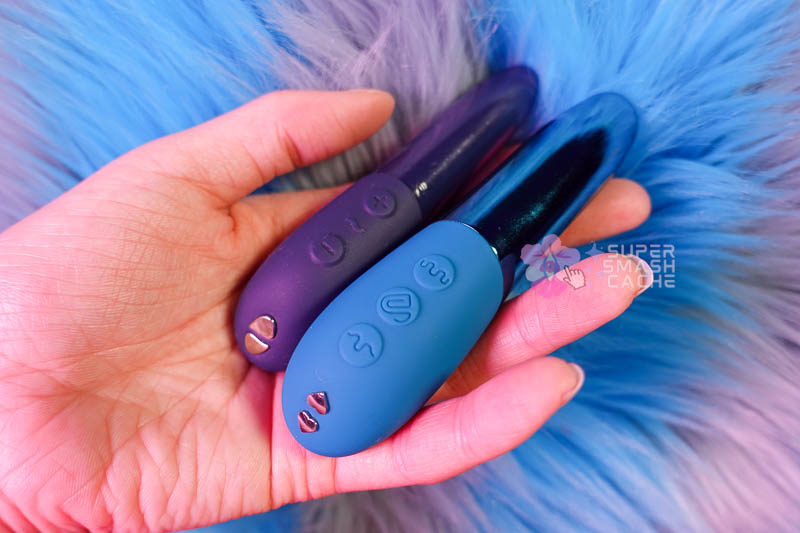 Nu Sensuelle Nikita Review: the new most powerful bullet vibrator? 7 We-Vibe Tango X vs. Nu Sensuelle Nikita bullet vibrators control panel buttons