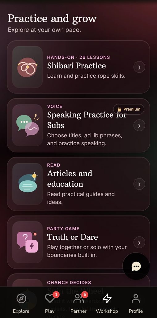 6 Steps to Be More Kinky: BDSM app review & reading recommendations 8 6 Steps to Be More Kinky: BDSM app review & reading recommendations 8