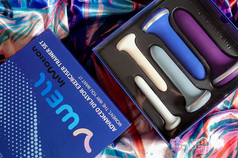 vwell inmotion dilator trainer set box and blister pack holding the silicone dilators