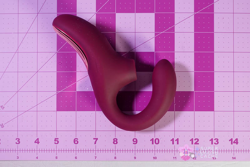 Did this air pulse G-spot rabbit vibe work for me? 15 curved g-spot and clitoral air pulse rabbit vibrator measurements
