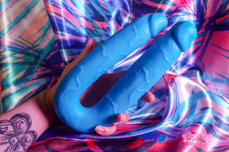 6 Silicone Double Dildos for Body-Safe DP (2026 Edition) 9 ns novelties colours u-shaped realistic head double penetration dildo