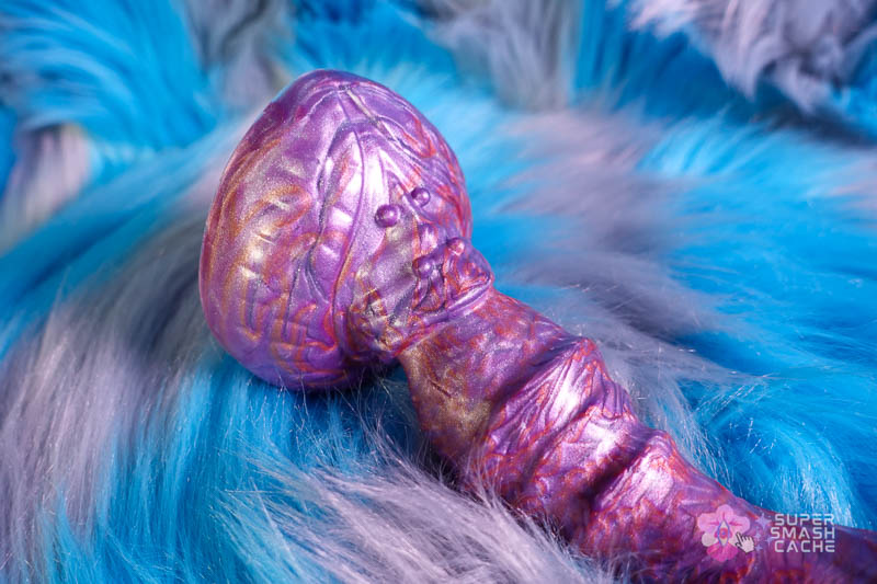 6 Silicone Double Dildos for Body-Safe DP (2026 Edition) 38 uberrime duobus slim double snake dildo shaft knot and studded flared base