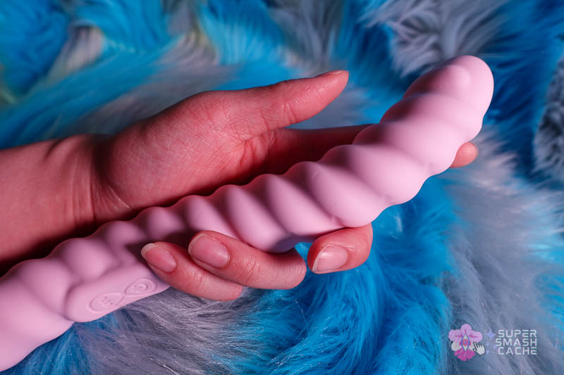 6 Silicone Double Dildos for Body-Safe DP (2026 Edition) 15 tentra cor unicorn gently curved vibrating double dildo with ridges